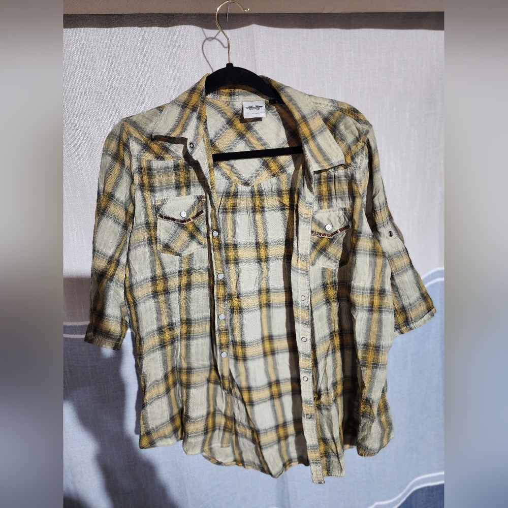 Harley-davidson Button up